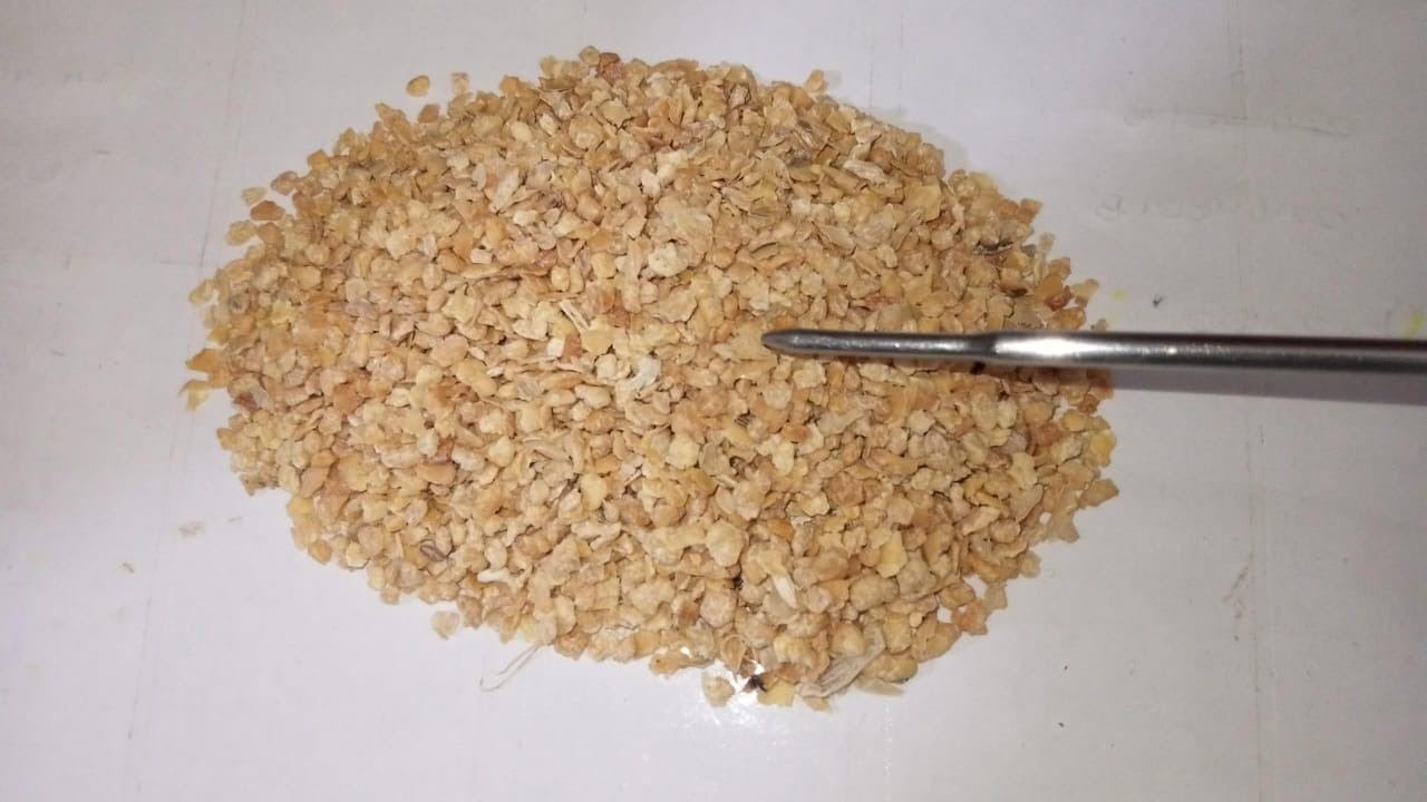 Muestra de harina de soya